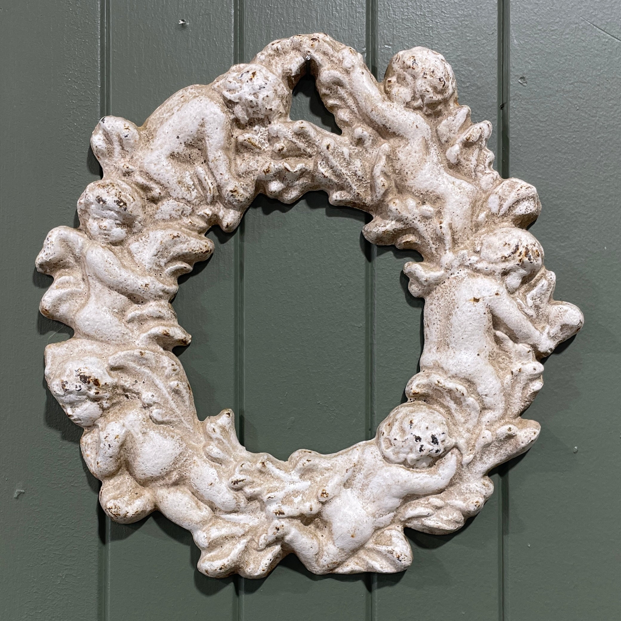 Rustic Cast Iron - Wreath of Angels