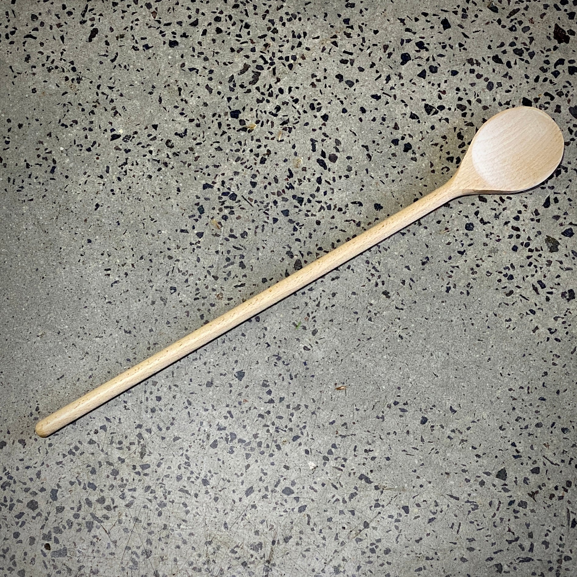 Large Beech Wood Spoon - 45cm