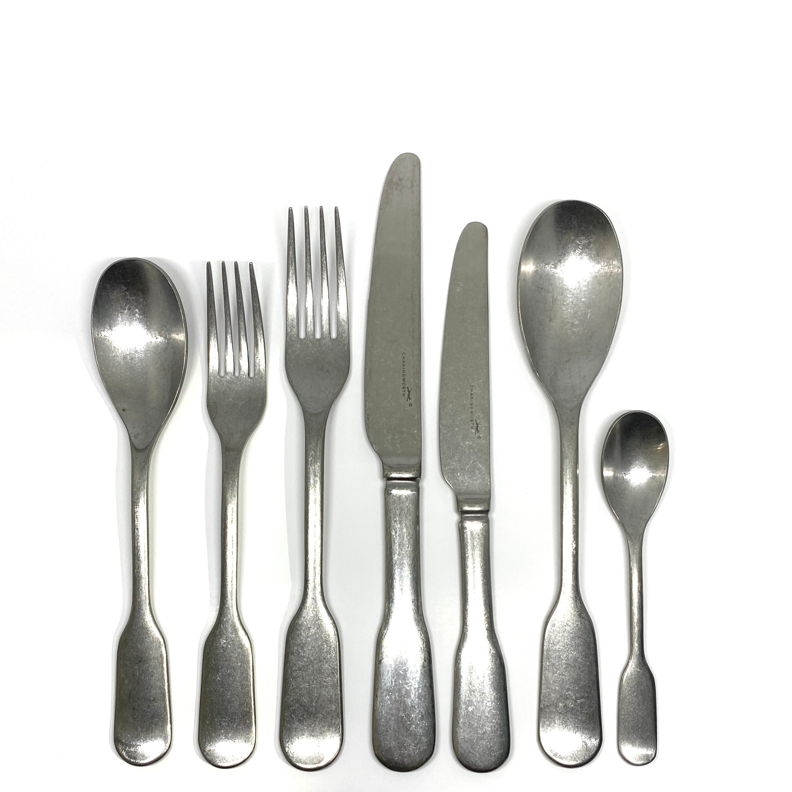 Calais 28 Piece Cutlery Set for four - Vintage Satin Finish - Stainless Steel