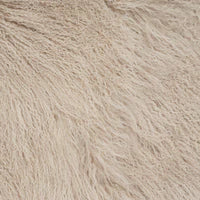 Mongolian Sheepskin Cushion - Fawn 40 cm