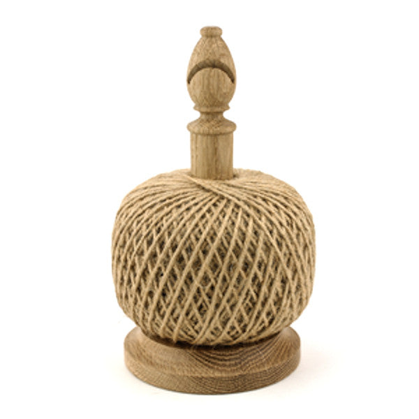 Oak String stand with cutter - Large. Natural Jute twine. Creamore Mill.