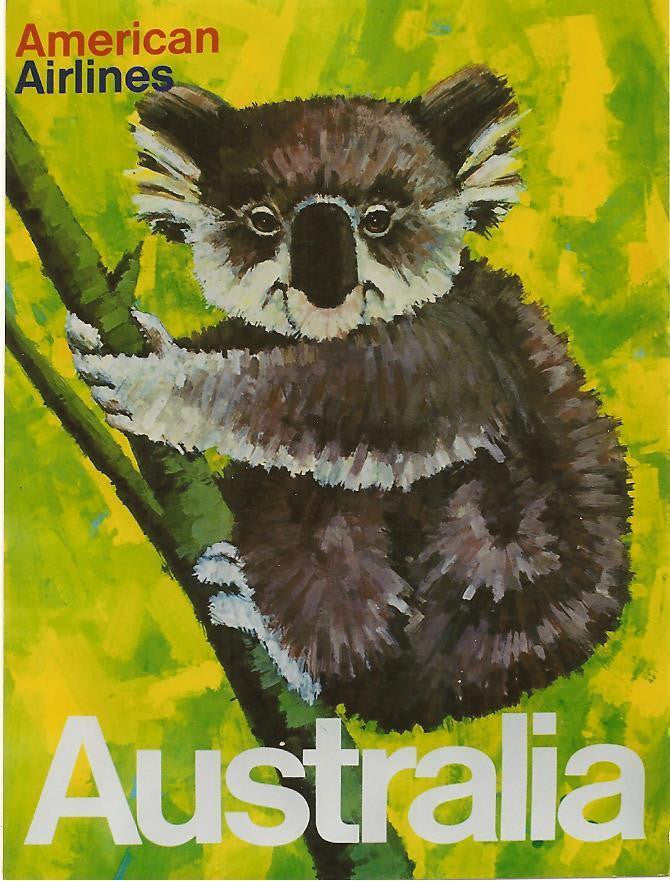 AA Australia Koala Poster