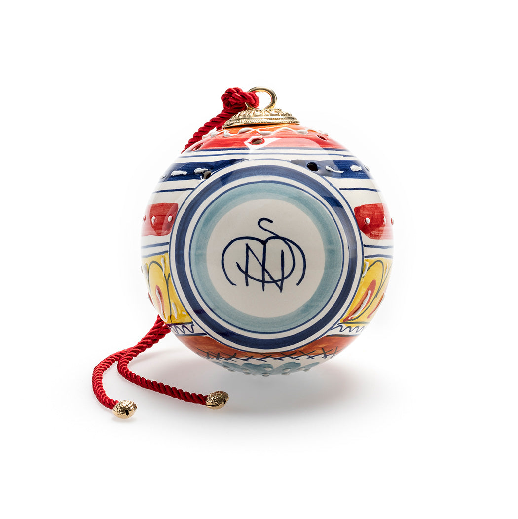 Santa Maria Novella Hand- Painted Ceramic Pot Pourri Globe - SMALL