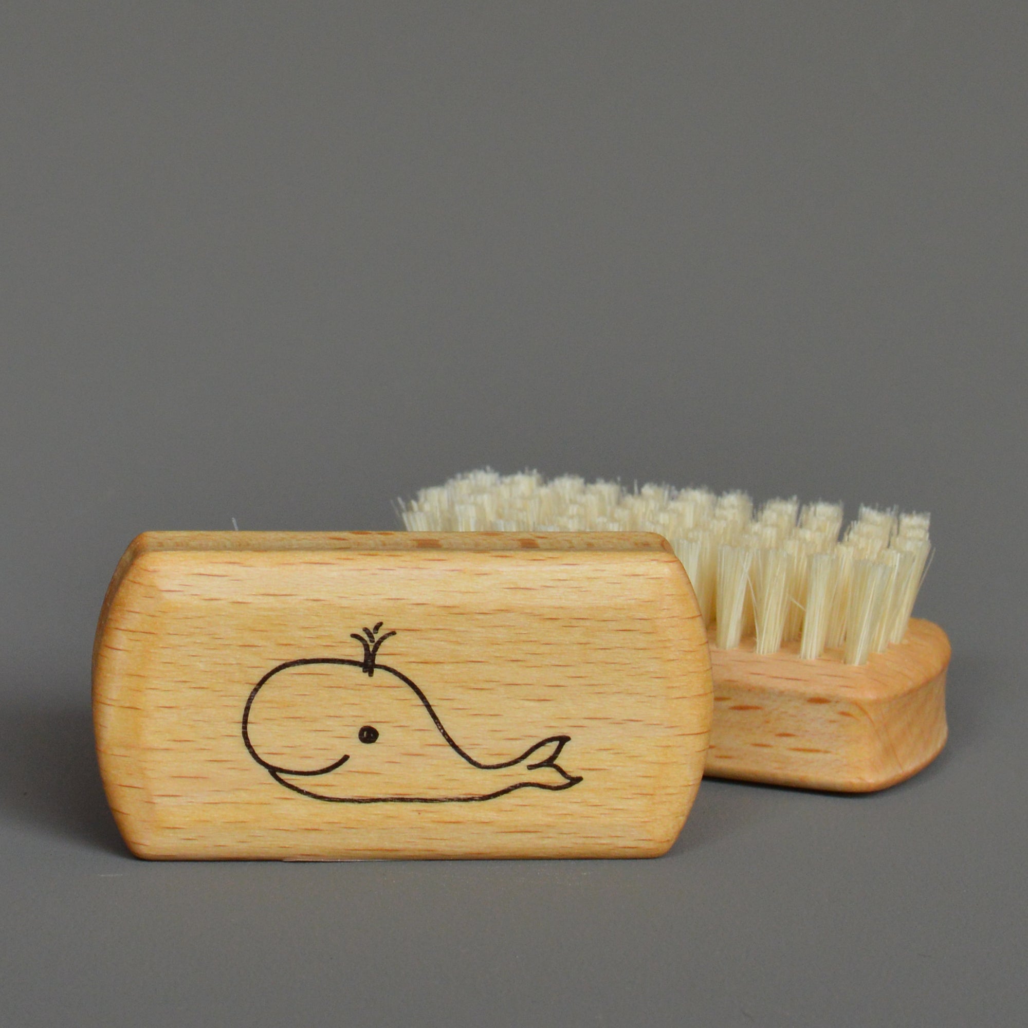 Nail Brush with Whale