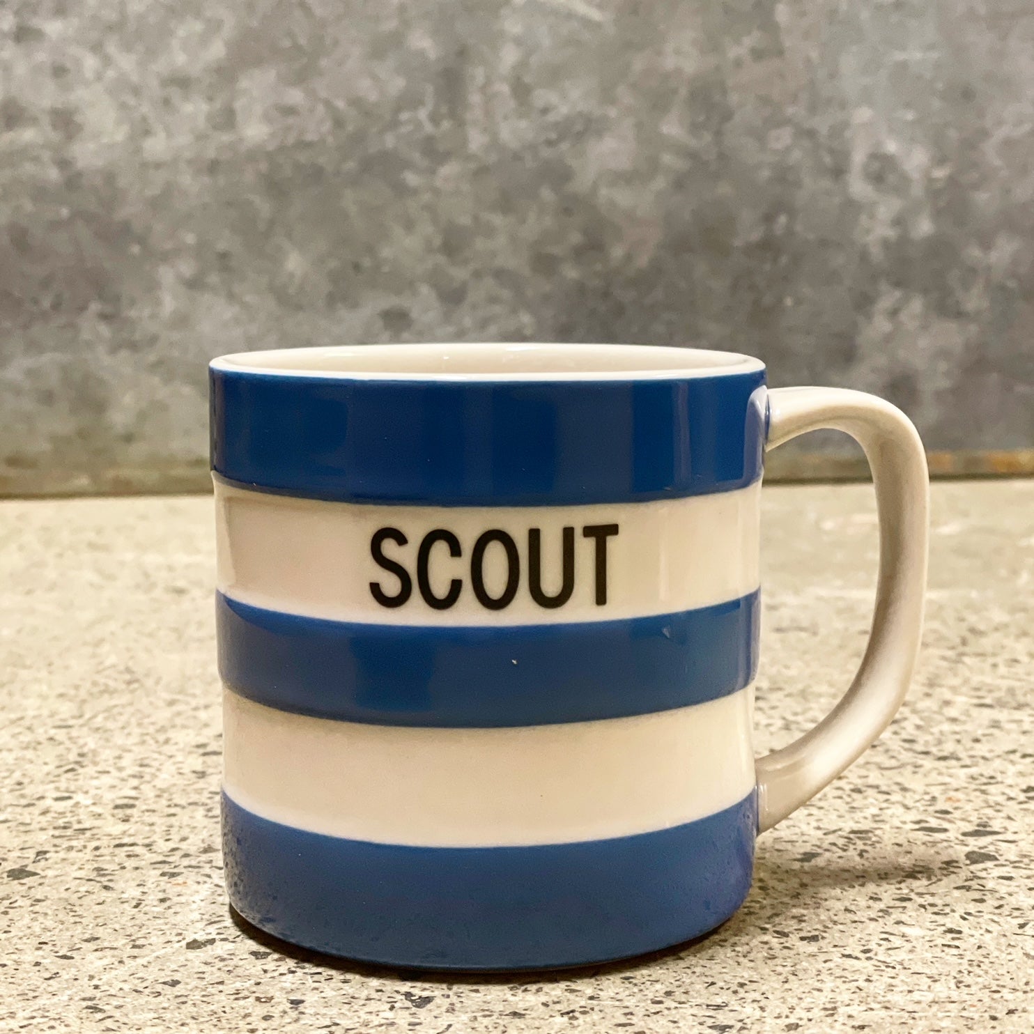 SCOUT - Cornishware Blue- Large Mug