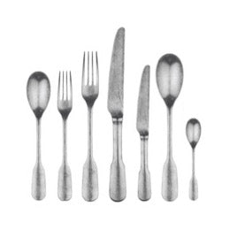 Calais 42 Piece Cutlery Set for six - Vintage Satin Finish - Stainless Steel