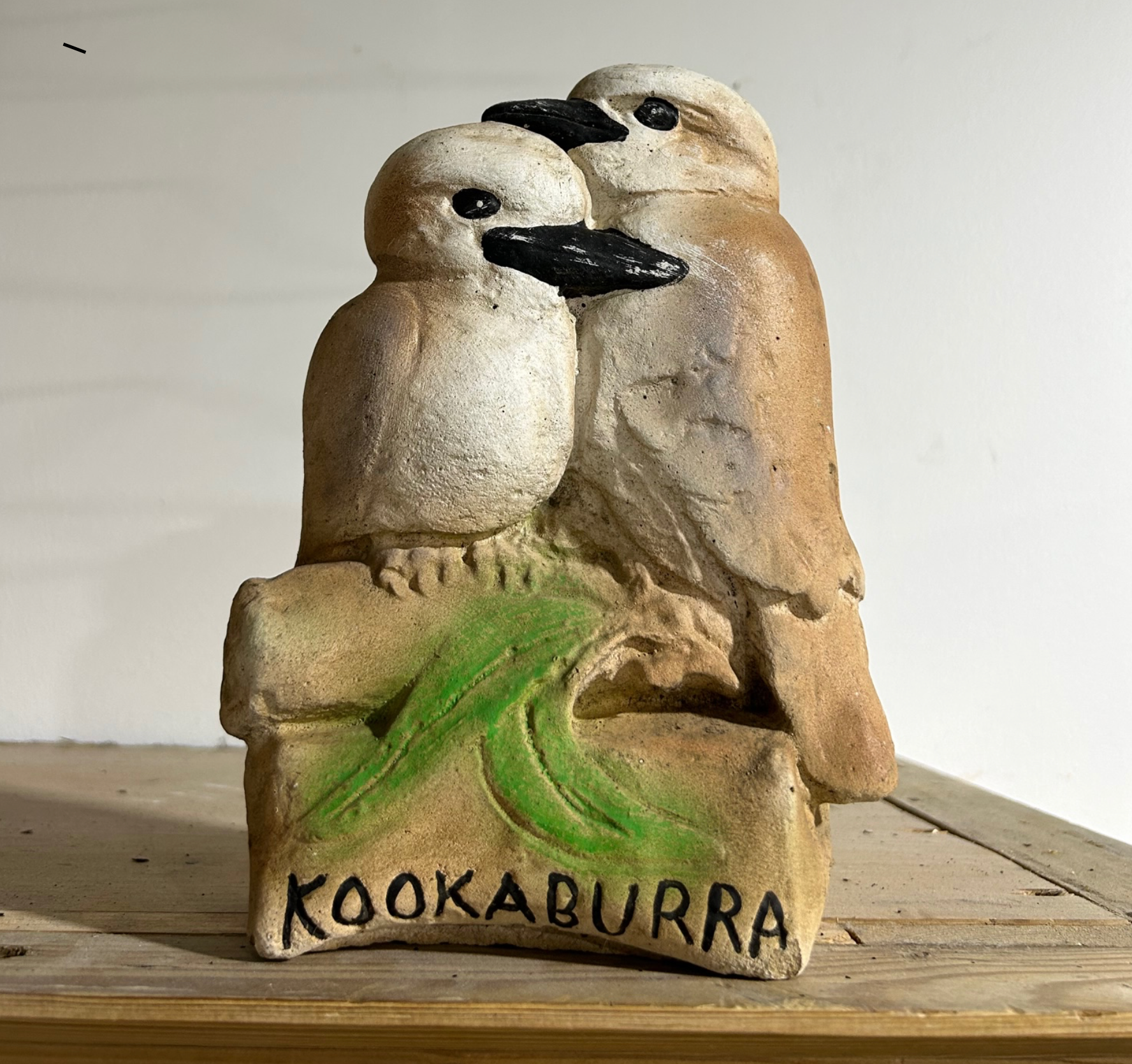 Vintage Concrete Kookaburra Figure