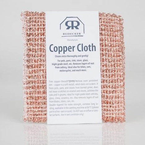 Copper Cleaning Cloth by Redecker