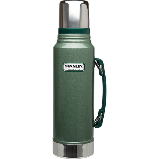 Stanley Classic Vacuum Flask Hammertone Green 1.1 litre