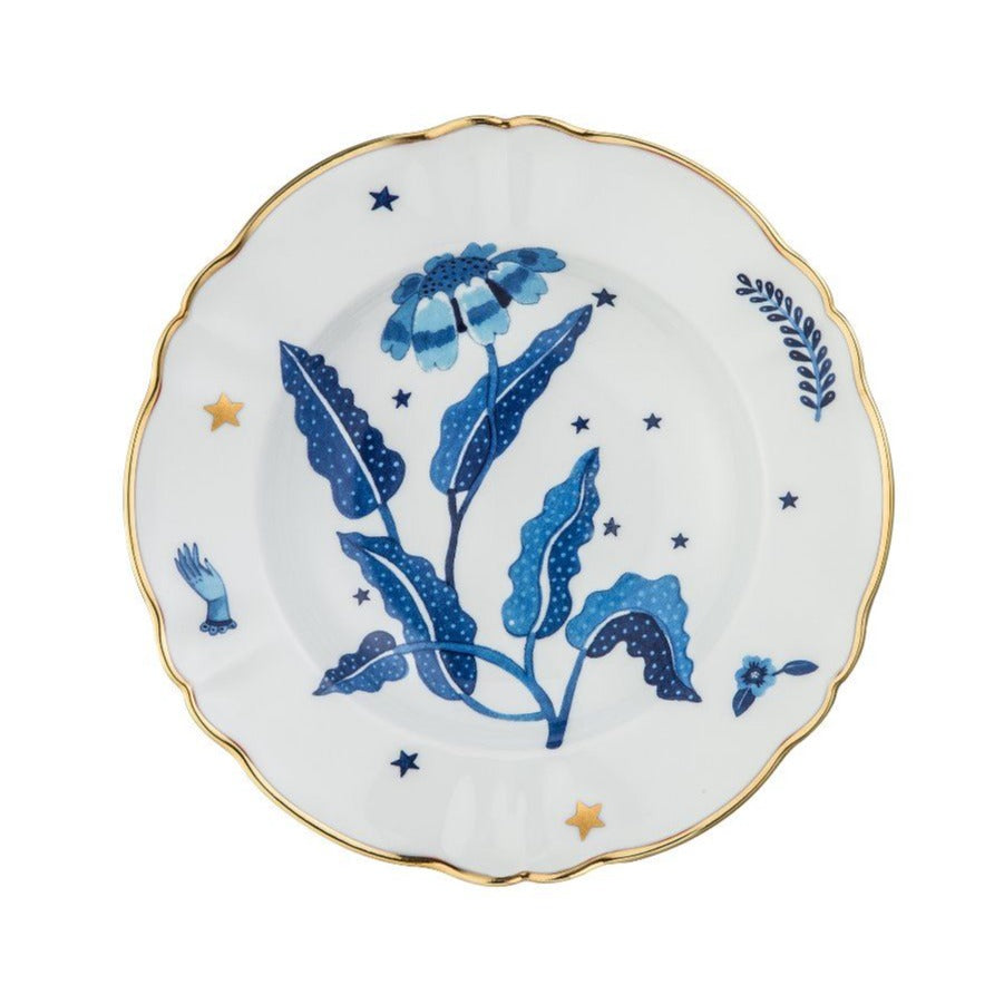 Blue Flower 23cm Deep Plate by Bitossi Home